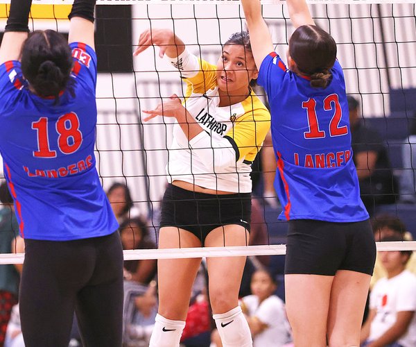 East Union-Lathrop girls volleyball