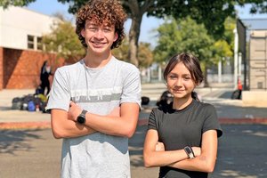 Enoc Reyes and Vanessa Morales