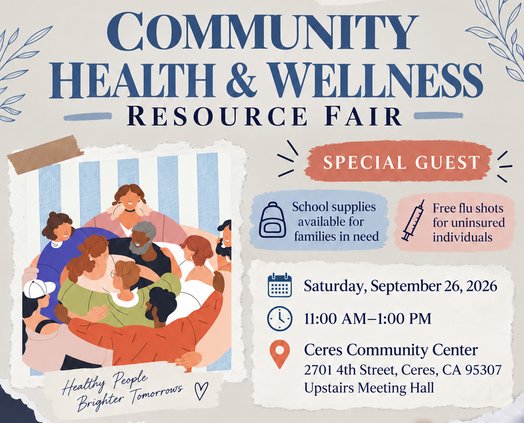 Health fair flyer sept 2026