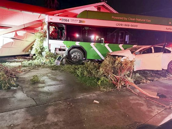 fatal crash with bus