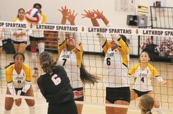 Beyer-Lathrop girls volleyball