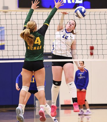 Hilmar-Ripon Christian girls volleyball