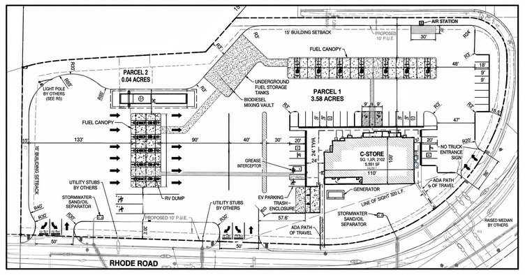 Maverik project drawn out