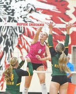 Hilmar-Ripon girls volleyball