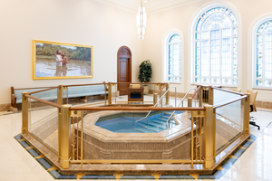 LDS bapistry