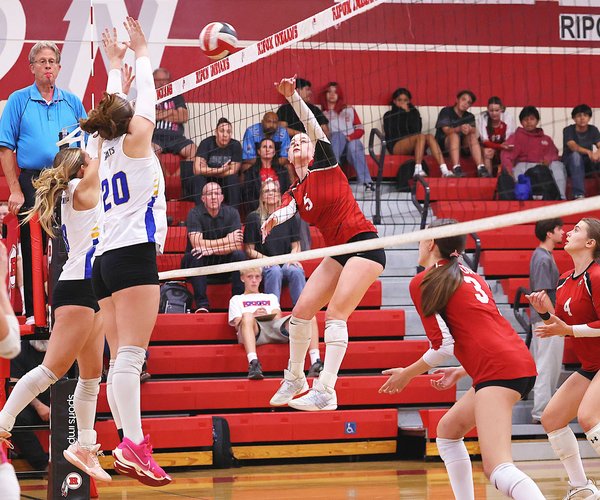 Ripon Christian-Ripon girls volleyball