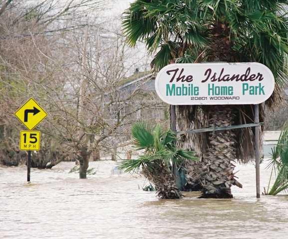 woodward flooding