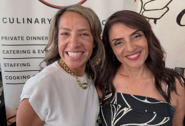 Susie Jimenez with sister