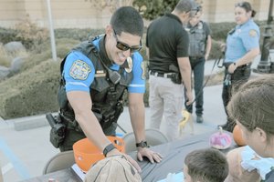 Turlock police trick or treat