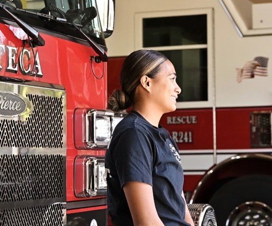 female firefighter