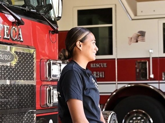 female firefighter