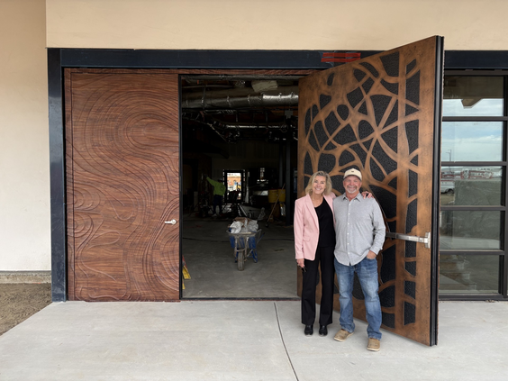 Redwood cafe doors